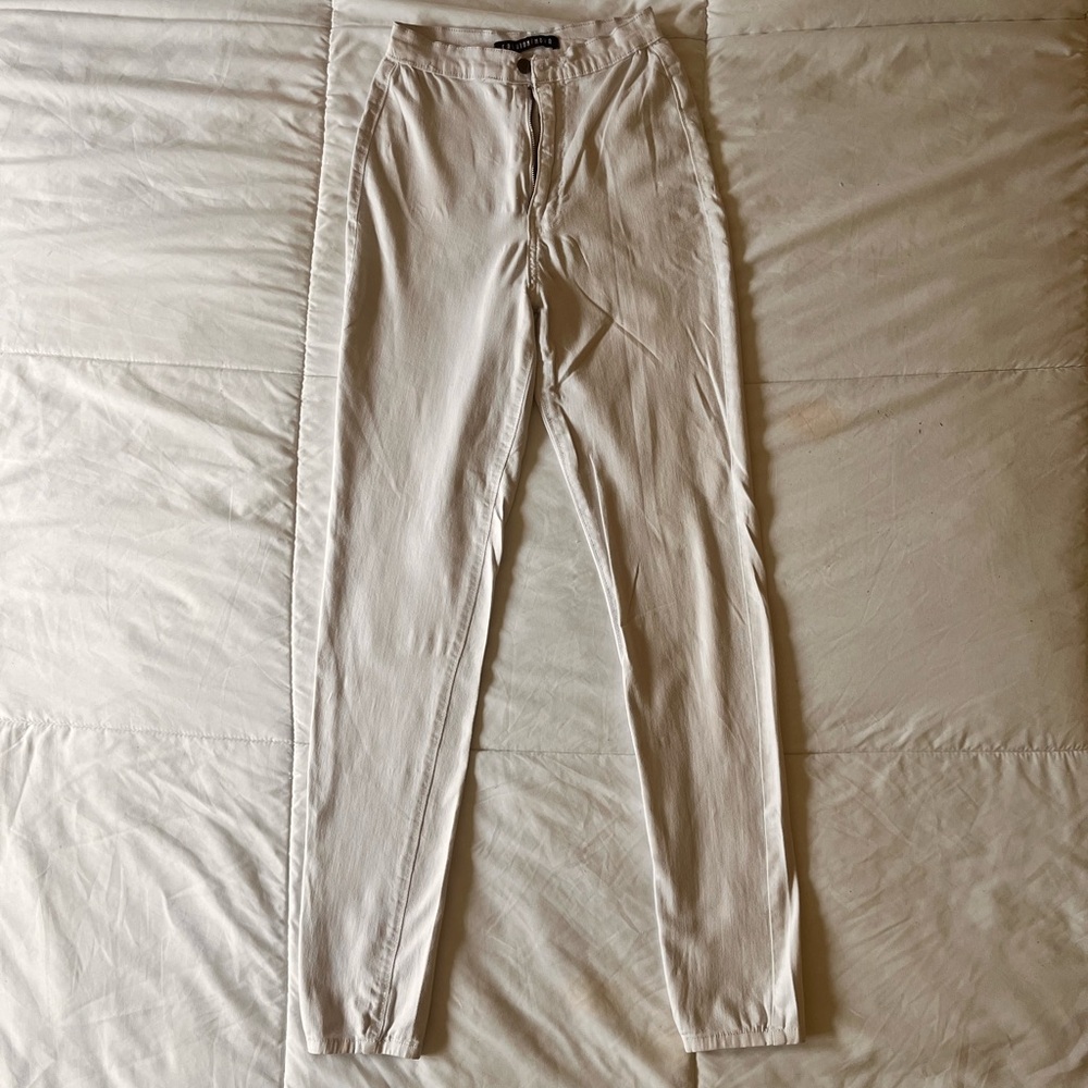 Fashion Nova Women's White Skinny Jeans